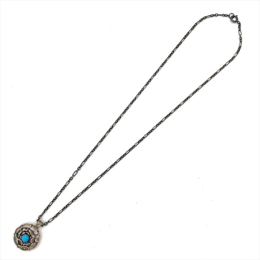ジョージジェンセン Georg Jensen ネックレス SV925 14.6g ターコイズ