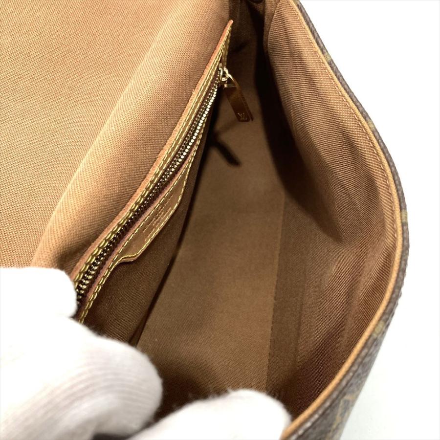 ルイヴィトン LOUIS VUITTON ミニルーピング ショルダーバッグ モノグラム キャンバス M51147 ブラウン ゴールド金具 MI0072 レディース【中古】 LOUIS VUITTON（ルイ・ヴィトン） ミニルーピング ショルダーバッグ