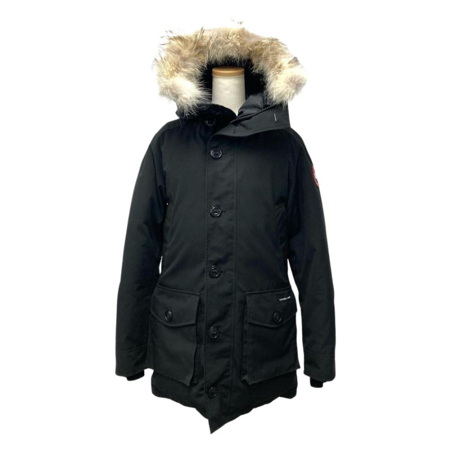 カナダグース ダウンジャケット 黒 ファー付き CANADA GOOSE カナダグース ヨークトン ファー付 フーディ