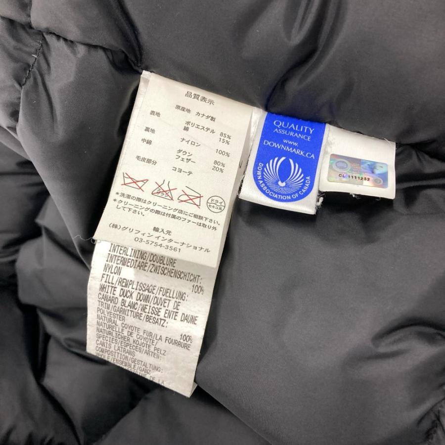 CANADA GOOSE カナダグース ヨークトン ファー付 フーディ ダウン