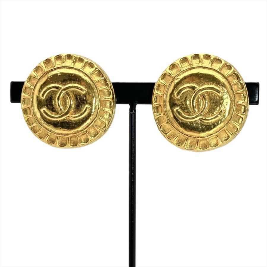 CHANEL（シャネル） ココマーク イヤリング メタル ゴールド