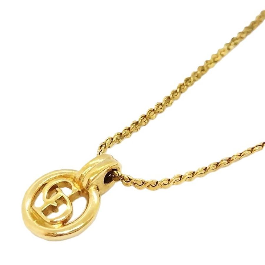 クリスチャンディオール Christian Dior CDロゴ ネックレス : ゴールド