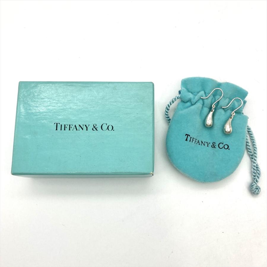 【美品】ティファニー Tiffany ティアドロップ ピアス 両耳SV925 TIFFANY&Co. TIFFANY ティファニー SV925 ティアドロップ ピアス