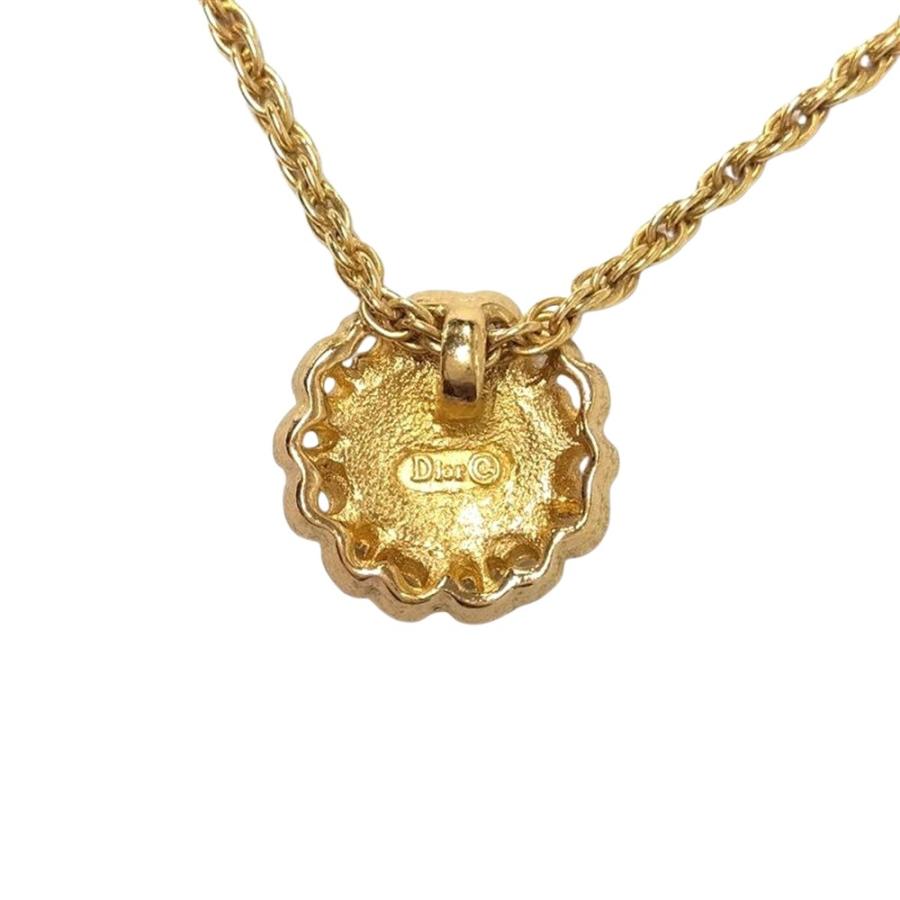 ✨Dior✨ディオール✨CD✨ロゴ✨ゴールド✨サークル✨ネックレス✨ クリスチャンディオール Christian Dior CD ロゴ サークル ネックレス