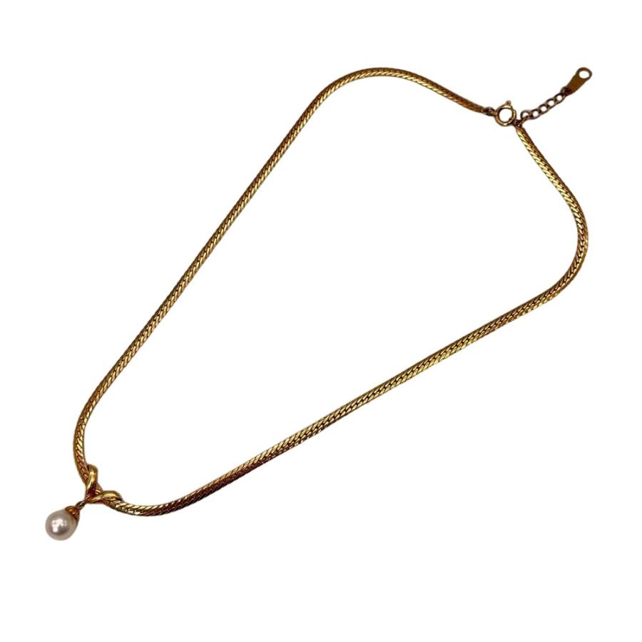 MIKIMOTO（ミキモト） パール 7.2mm チョーカー ネックレス K18YG 11.4