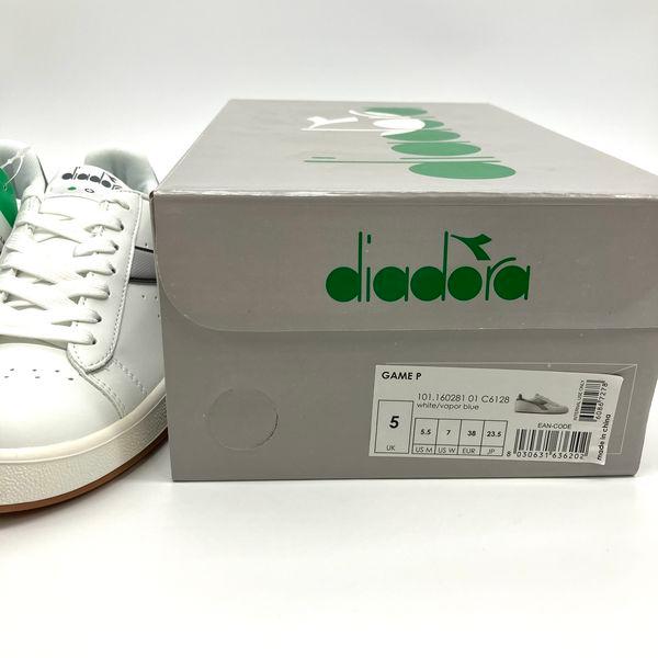 DIADORA ディアドラ GAME P スニーカー レザー 160281 ホワイト DIADORA ディアドラ GAME P スニーカー レザー 160281 ホワイト