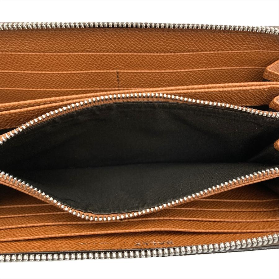 Bally（バリー） バレン BALEN ラウンドファスナー レザー ブラウン 長