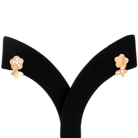 ポンテヴェキオ Ponte Vecchio ピアス フラワー バタフライ