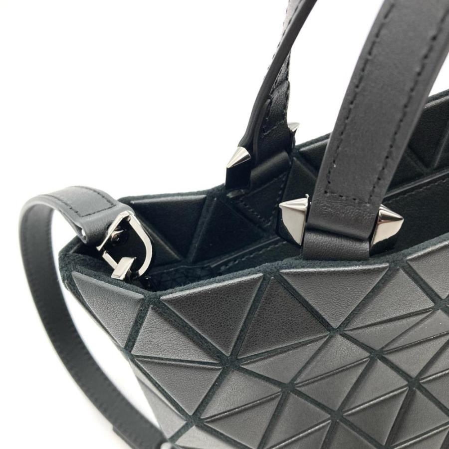 BAOBAO ISSEY MIYAKE ハンドバッグ ブラック バオバオ イッセイミヤケ BAOBAO ISSEY MIYAKE クリスタルマット