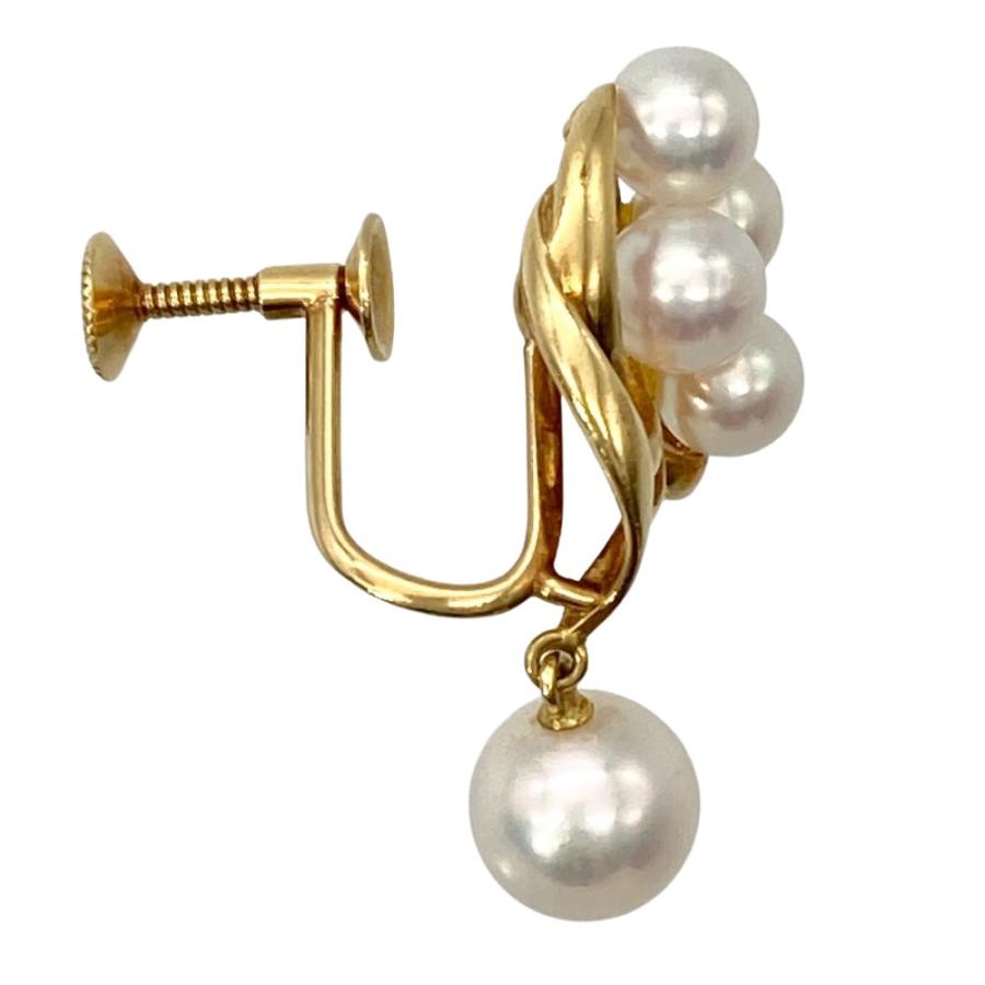 MIKIMOTO（ミキモト） パール スイング イヤリング K18YG 3.5g 真珠