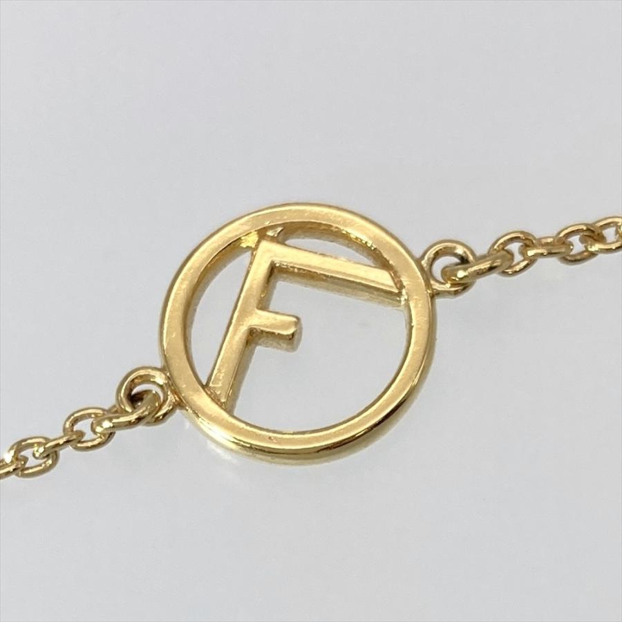 FENDI（フェンディ） FENDI FFロゴ ラインストーン ブレスレット