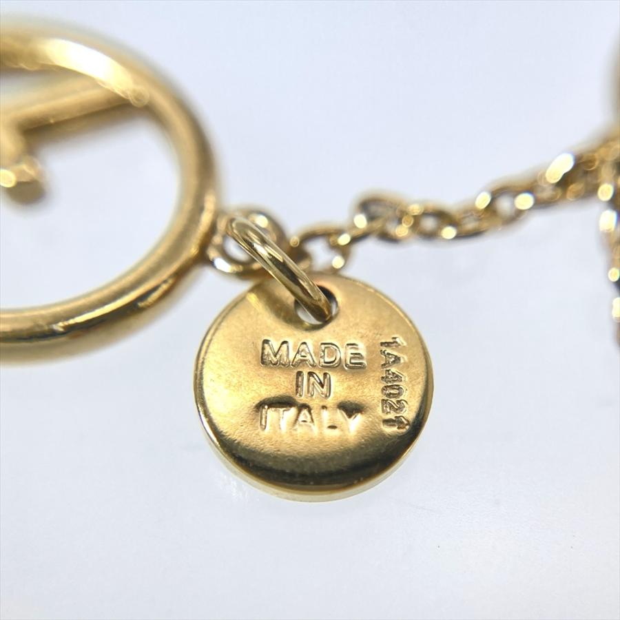 フェンディ　ブレスレット　エフイズフェンディ　Fロゴ　ラインストーン　ゴールド FENDI（フェンディ） FENDI FFロゴ ラインストーン ブレスレット