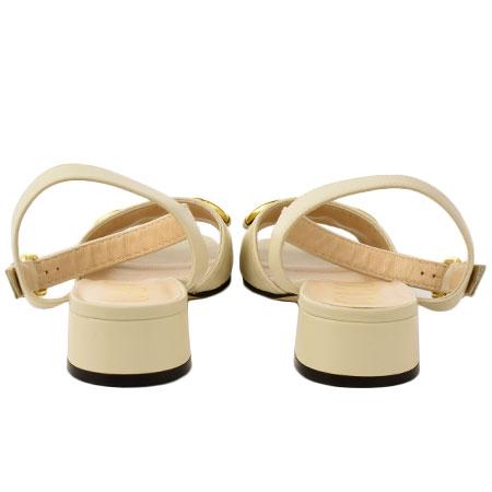 GUCCI グッチのサンダル　37　24cm GUCCI グッチ ホースビット付き ローヒール サンダル 37(24cm