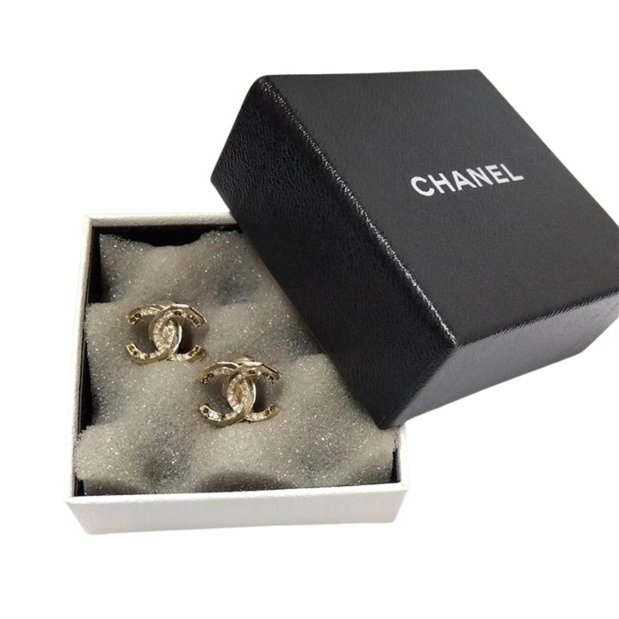 CHANEL（シャネル） ココマーク 11A イヤリング ラインストーン GPg 