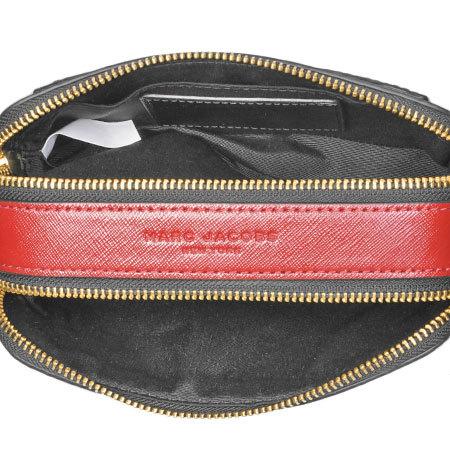 MARC JACOBS(マークジェイコブス) ショルダーバッグ スナップショット M0012007 レッド×ピンク×ゴールド レザー マークジェイコブス MARC JACOBS ザ スナップショット ミニ バッグ 斜
