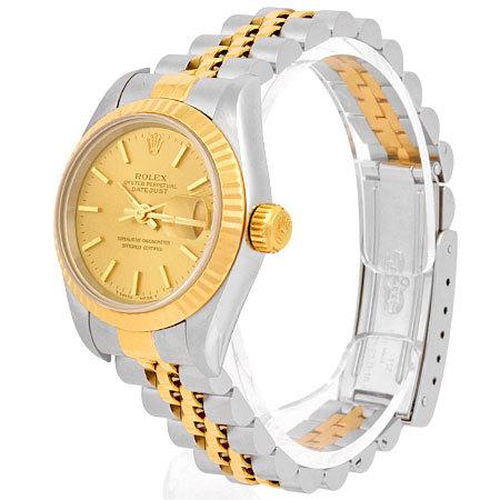 ROLEX デイトジャスト 69173 2コマ SS*K18YG ROLEX ロレックス デイトジャスト 69173 K18YG×SS コンビ W番