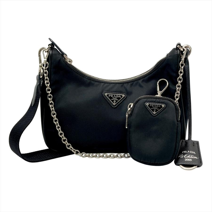 プラダ ショルダーバッグ Re-Nylon リエディション 2005 ナイロン 1BH204 PRADA 黒 PRADA（プラダ） リエディション Re-Edition 2005 Re-Nylon ショルダー