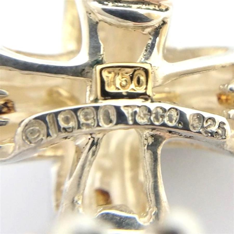 TIFFANY&Co.（ティファニー） シグネチャー イヤリング SV925 8.6g K18