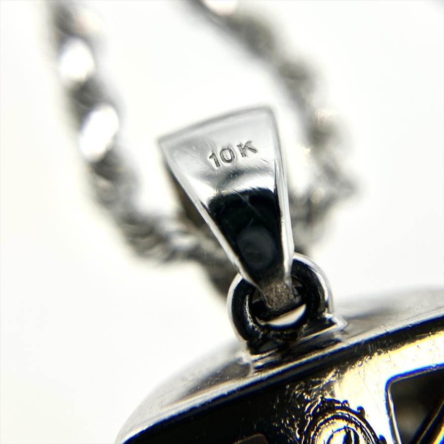 アヴァランチ AVALANCHE ネックレス ダイヤモンド K10WG 8.4g ホワイト