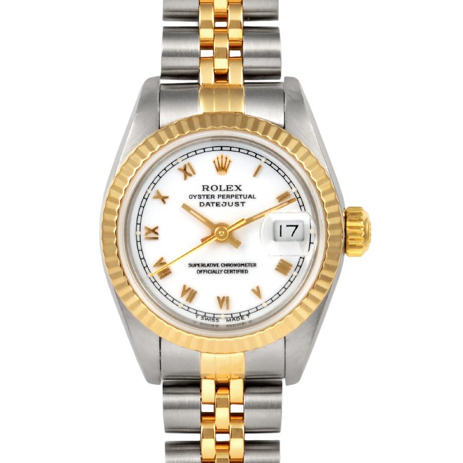 デイトジャスト ロレックス ROLEX 69173 S番 腕時計 自動巻 ホワイト
