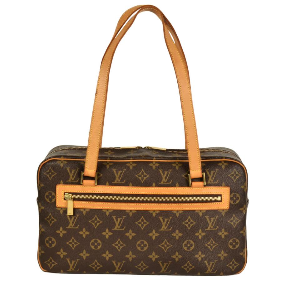 美品 ルイヴィトン シテ GM モノグラム ショルダーバッグ ＰVC レザー LOUIS VUITTON ルイヴィトン シテGM ショルダーバッグ