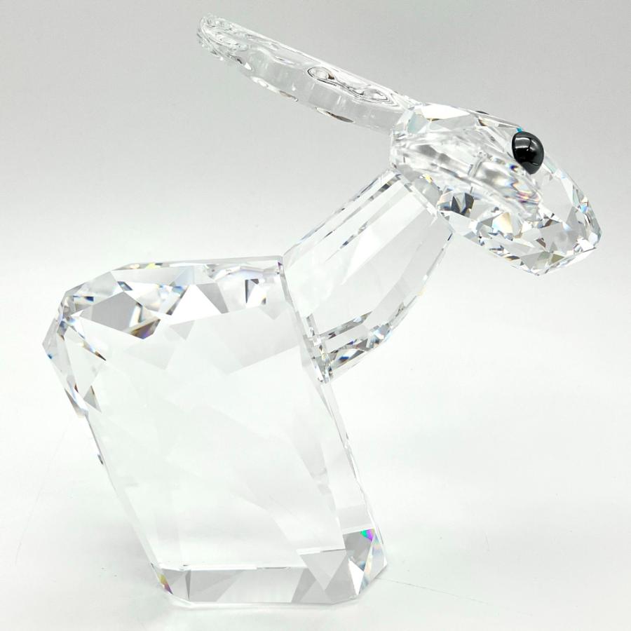 SWAROVSKI - スワロフスキー SWAROVSKI Large Ricci Moose ヘラジカ オブジェ 置物 847031 クリア クリスタル【中古】 SWAROVSKI スワロフスキー Large Ricci Moose ヘラジカ オブジェ