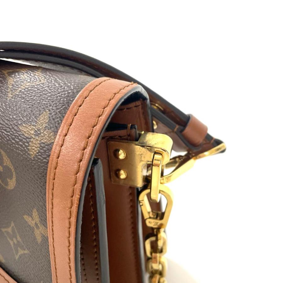 美品 ルイ ヴィトン LOUIS VUITTON モノグラム リバース ドーフィーヌ MM ショルダー バッグ ブラウン M45958 Dauphine MM 90314138 LOUIS VUITTON - 美品 ルイ ヴィトン LOUIS VUITTON モノグラム