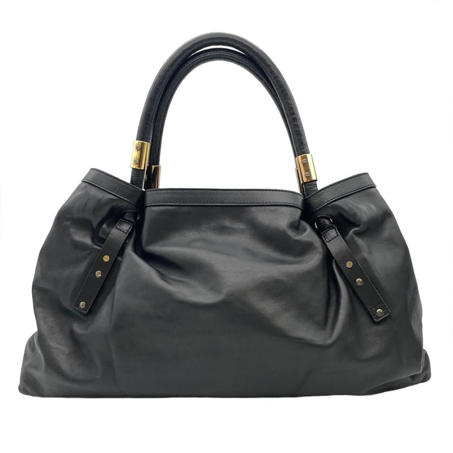 Chloe（クロエ） ヴィクトリア トートバッグ レザー 021057 ブラック