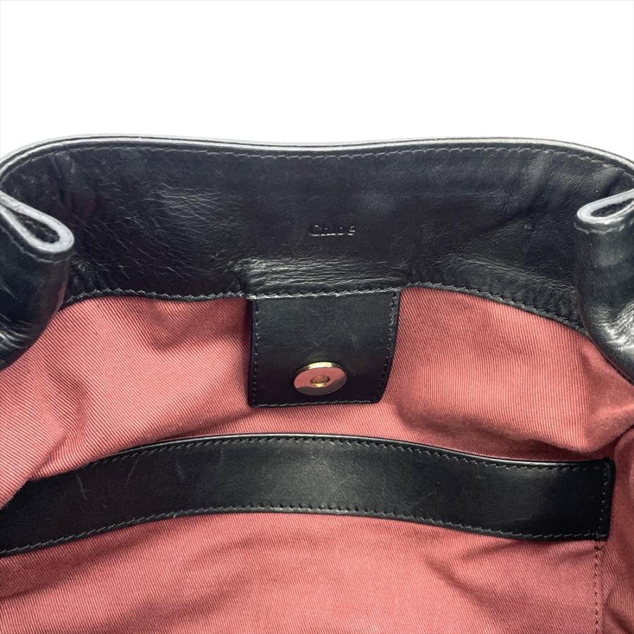 Chloe（クロエ） ヴィクトリア トートバッグ レザー 021057 ブラック