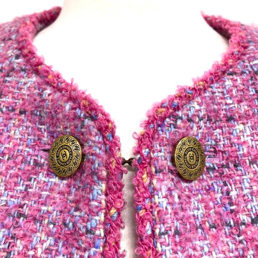 華やか春カラー♡花びらのように襟【CHANEL】ジャケット CHANEL - シャネル CHANEL ジャケットの通販 by KOMEHYO ONLINE
