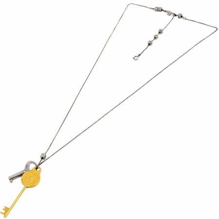 LOUIS VUITTON ルイヴィトン コリエ LVキー ネックレス メタル
