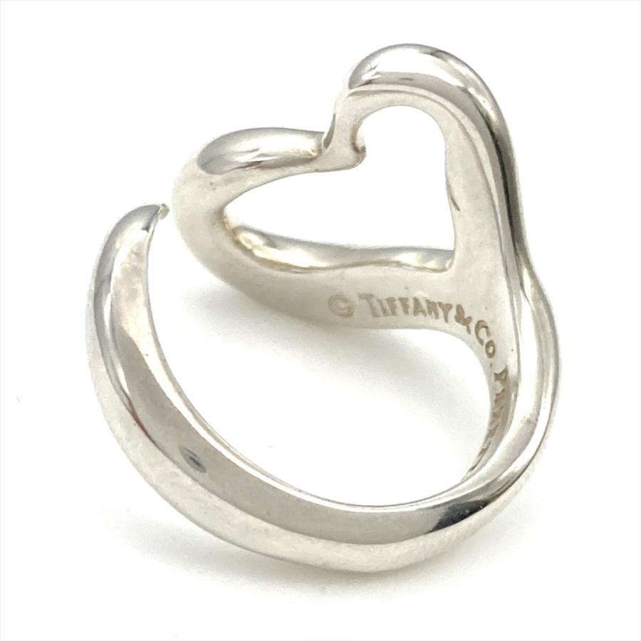 美品 Tiffany&Co. アクセサリー オープンハート リング 指輪 14号 TIFFANY&Co. ティファニー TIFFANY リング エルサ・ペレッティ