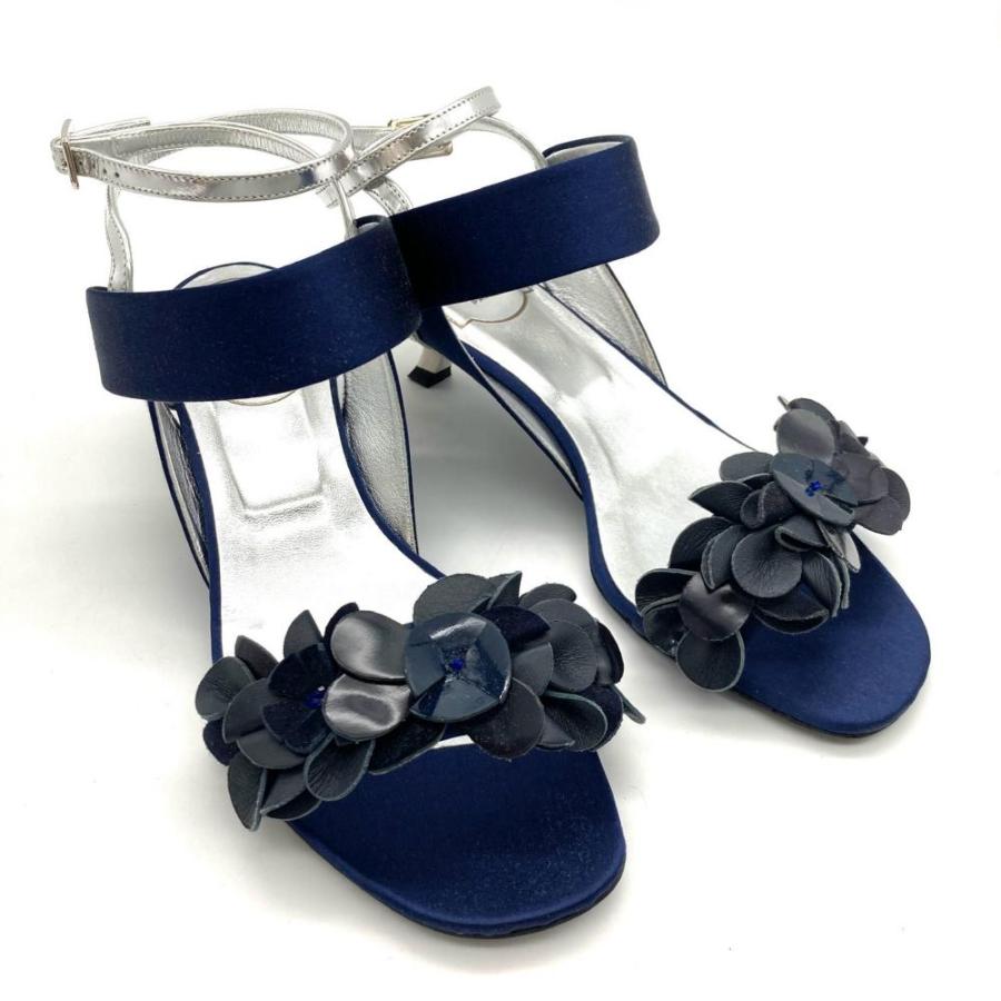 ロジェヴィヴィエ Roger vivier フラワーモチーフ サンダル