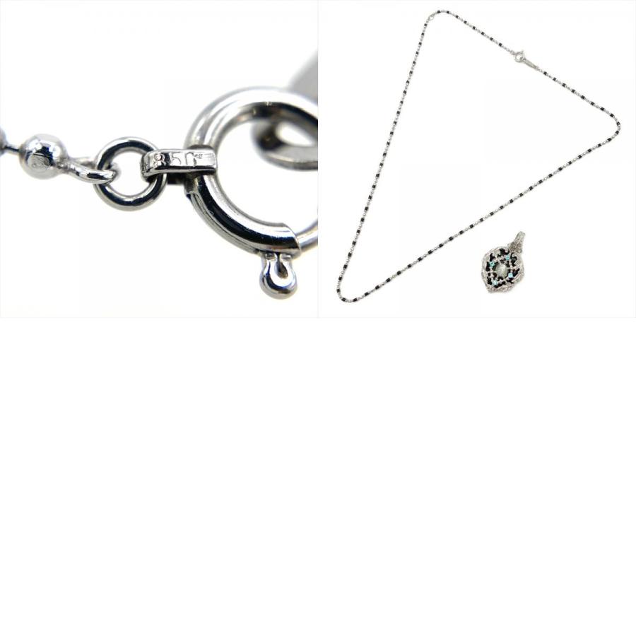 PLUSMATE プラスメイト 東雲樂 レベル30報酬 ネックレス ネックレス トルマリン 0.18ct Pt900 Pt850 K18WG キャッツアイ 0.77ct