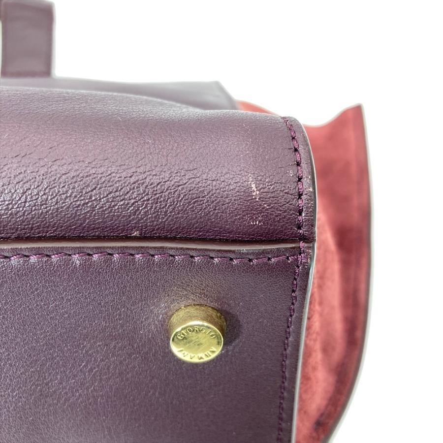ジョルジオアルマーニ GIORGIO ARMANI トートバッグ カーフ スエード