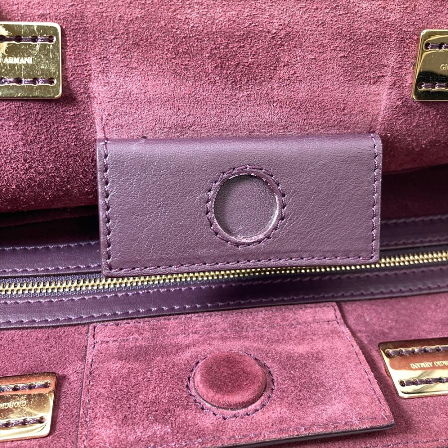 ジョルジオアルマーニ GIORGIO ARMANI トートバッグ カーフ スエード