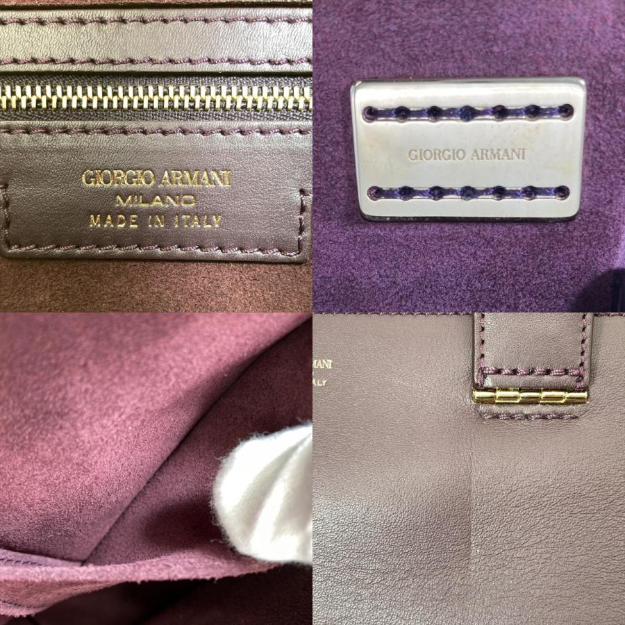 ジョルジオアルマーニ GIORGIO ARMANI トートバッグ カーフ スエード