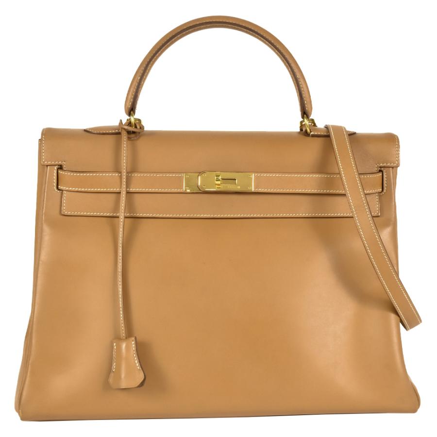 HERMES（エルメス） ケリー35 ハンドバッグ 2WAY ボックスカーフ 〇V