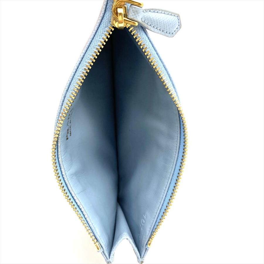 PRADA プラダ エンボスロゴ フラグメントケース カードケース