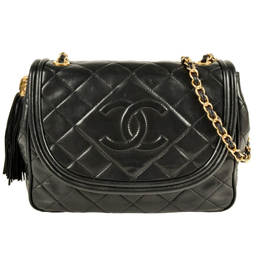 マトラッセ シャネル CHANEL チェーン ショルダーバッグ ラムスキン