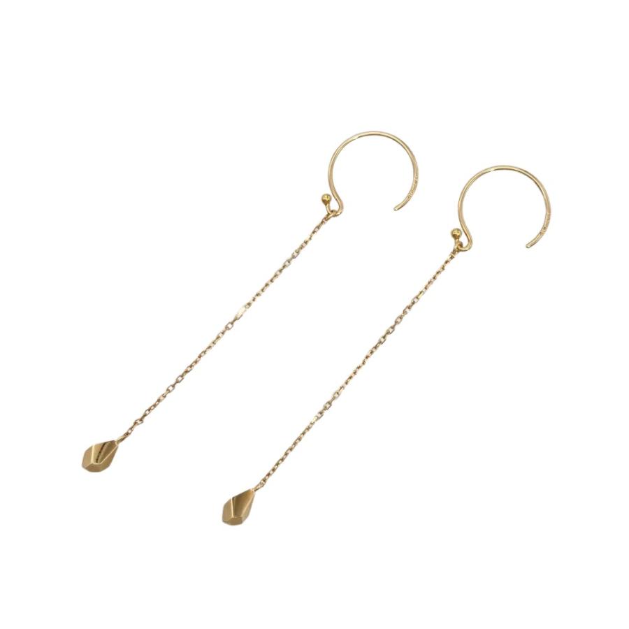 ココシュニック COCOSHNIK ピアス K10YG 0.8g イエローゴールド フック