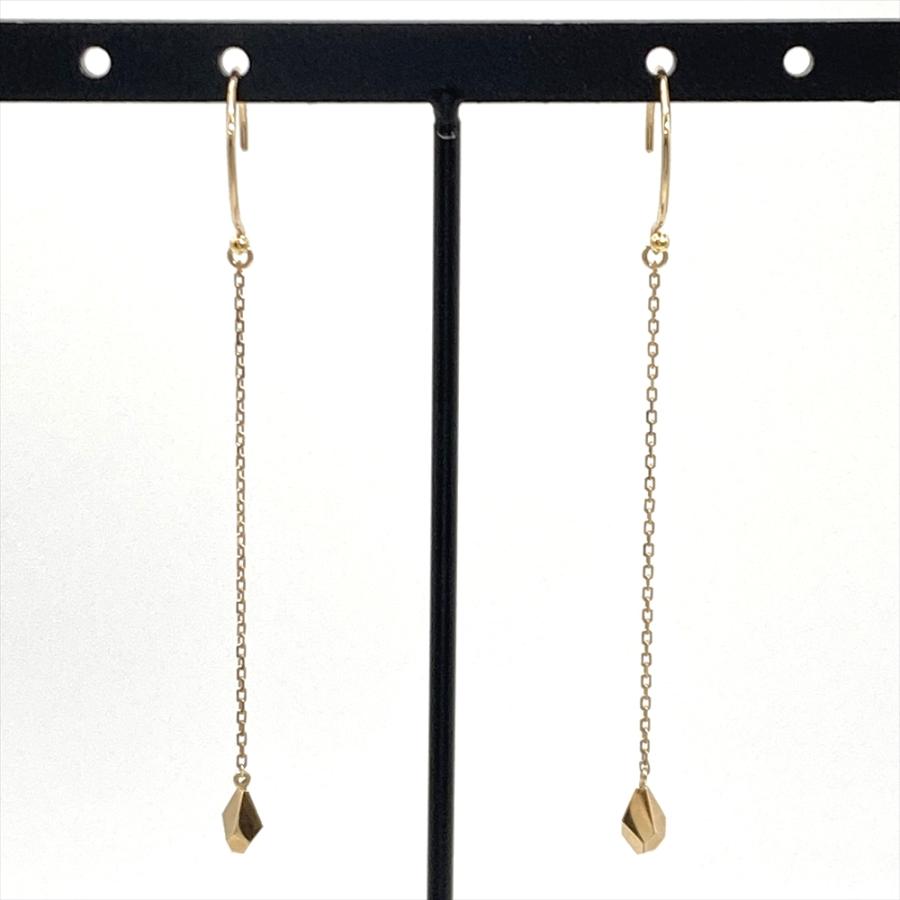 ココシュニック COCOSHNIK ピアス K10YG 0.8g イエローゴールド フック