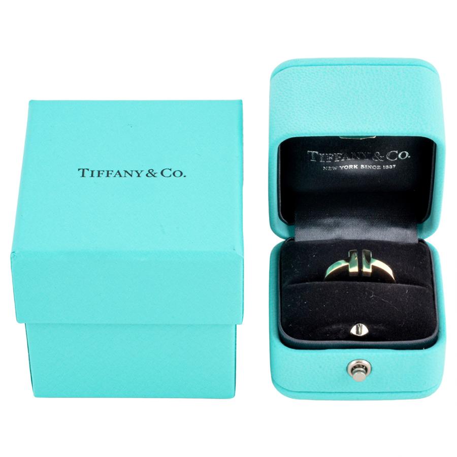 Tiffany T ティファニー Tiffany&Co. Tスクエア リング 指輪 約8号