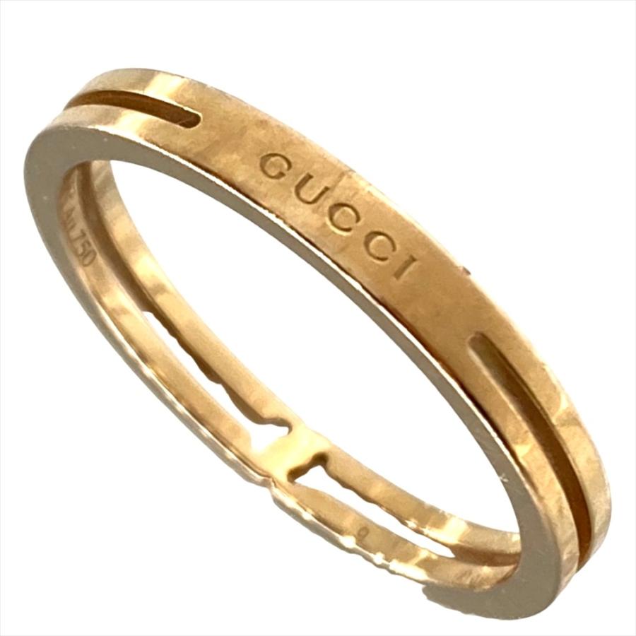 GUCCI（グッチ） インフィニティ ノット リング 指輪 約8.5号 K18PG