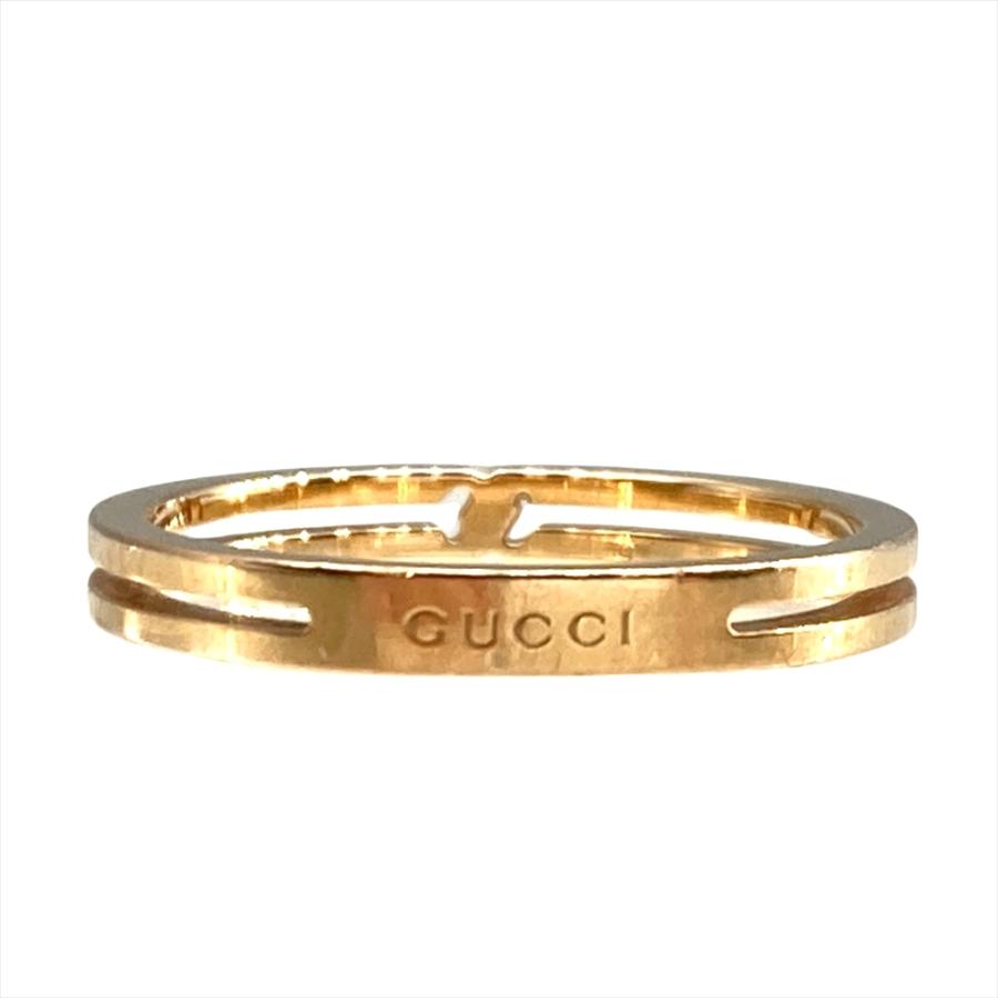 GUCCI（グッチ） インフィニティ ノット リング 指輪 約8.5号 K18PG