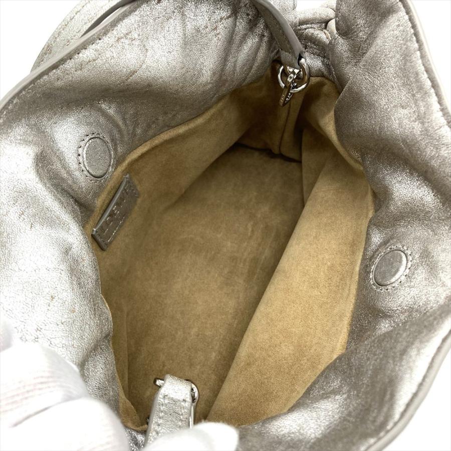 （希少）ロエベLoeweワンショルダーバッグ　レザーラム　特徴的なシルバー金具 LOEWE（ロエベ） フラメンコ クラッチ ミニ ナッパカーフ ショルダー