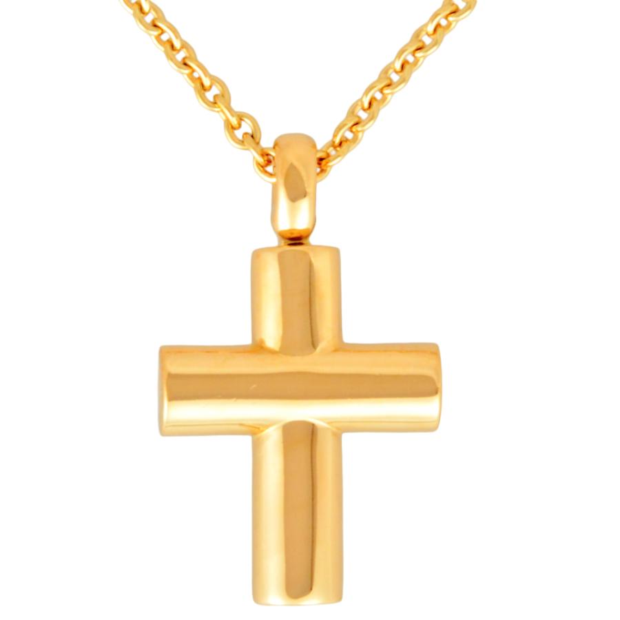 BVLGARI（ブルガリ） ラテンクロス ネックレス K18YG 9.2g イエロー