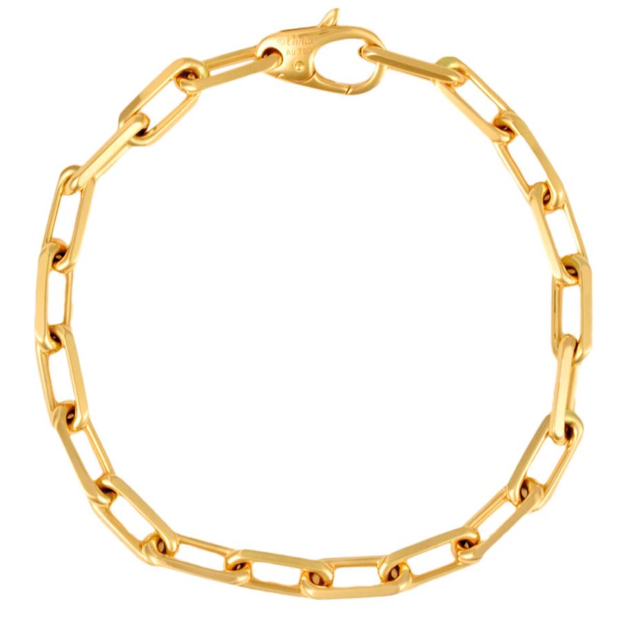 Cartier カルティエ サントス ドゥ ブレスレット チェーン K18YG