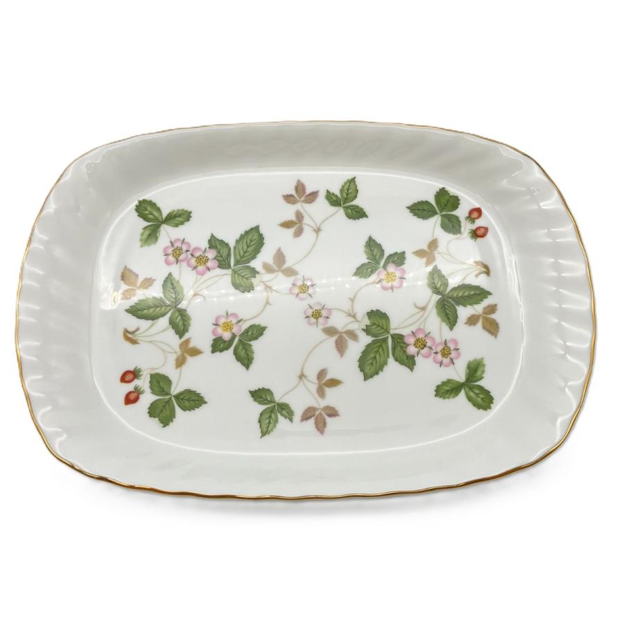 ウェッジウッド WEDGWOOD スパイラルトレイ ワイルドストロベリー WILD