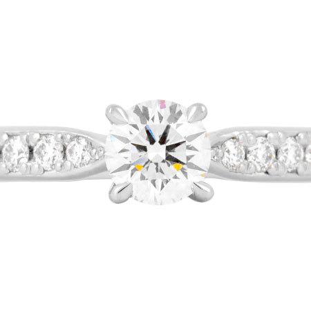 ラザール LAZARE DIAMOND ウィル ソリティア ダイヤモンド 0.24ct(F 